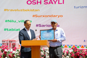 Селу Нилу в Сурхандарьинской области официально присвоен статус «Туристическая деревня»