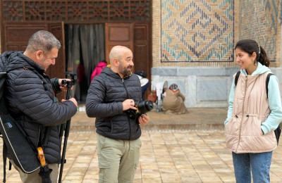 Известный испанский исследователь-фотограф знакомится с туристическим потенциалом Узбекистана